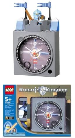 Knights' Kingdom Alarm Clock with Building Toy