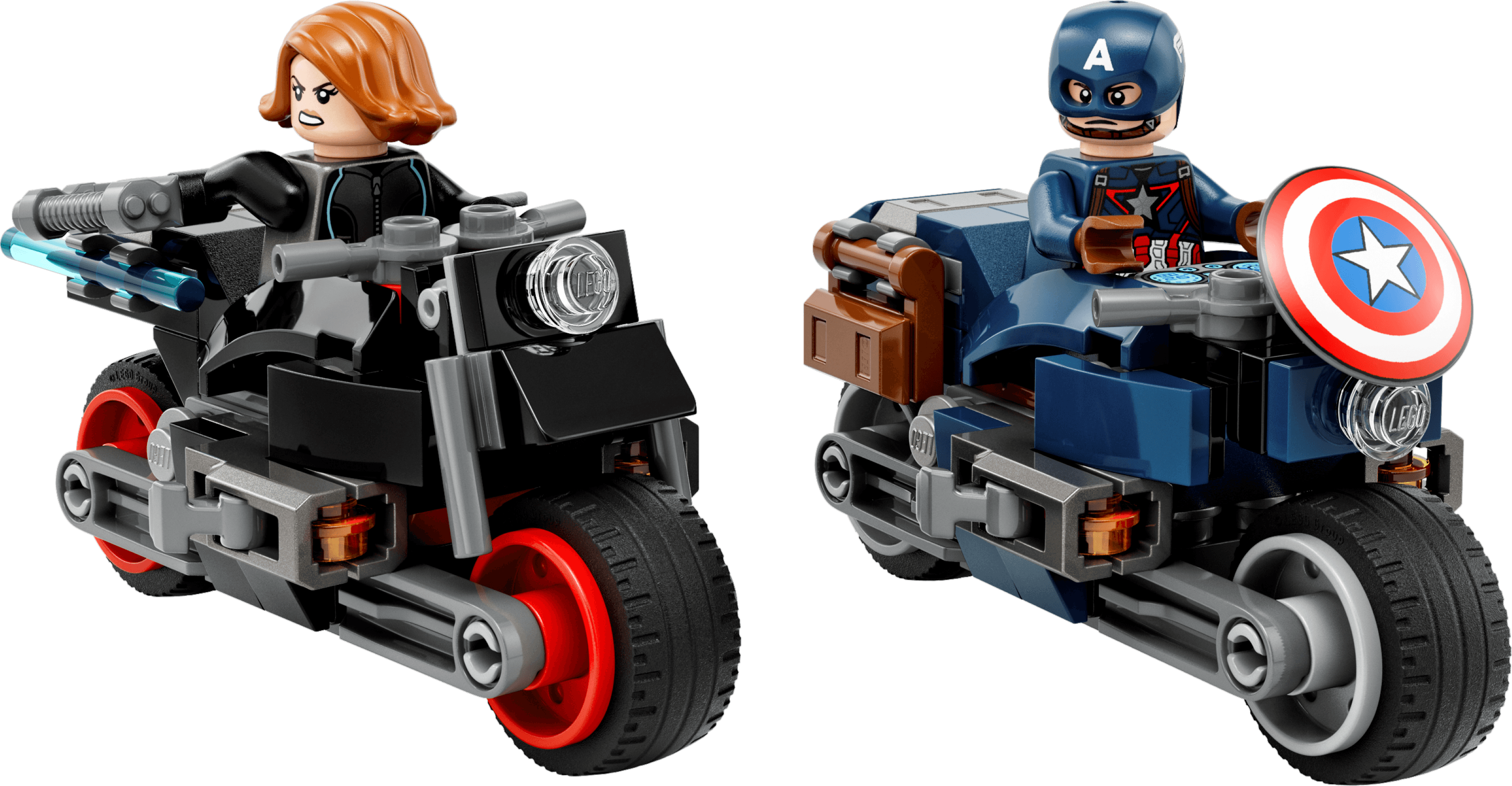 Black Widow & Captain America Motorcycles