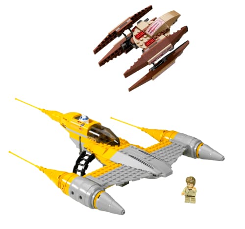 Naboo N-1 Starfighter and Vulture Droid