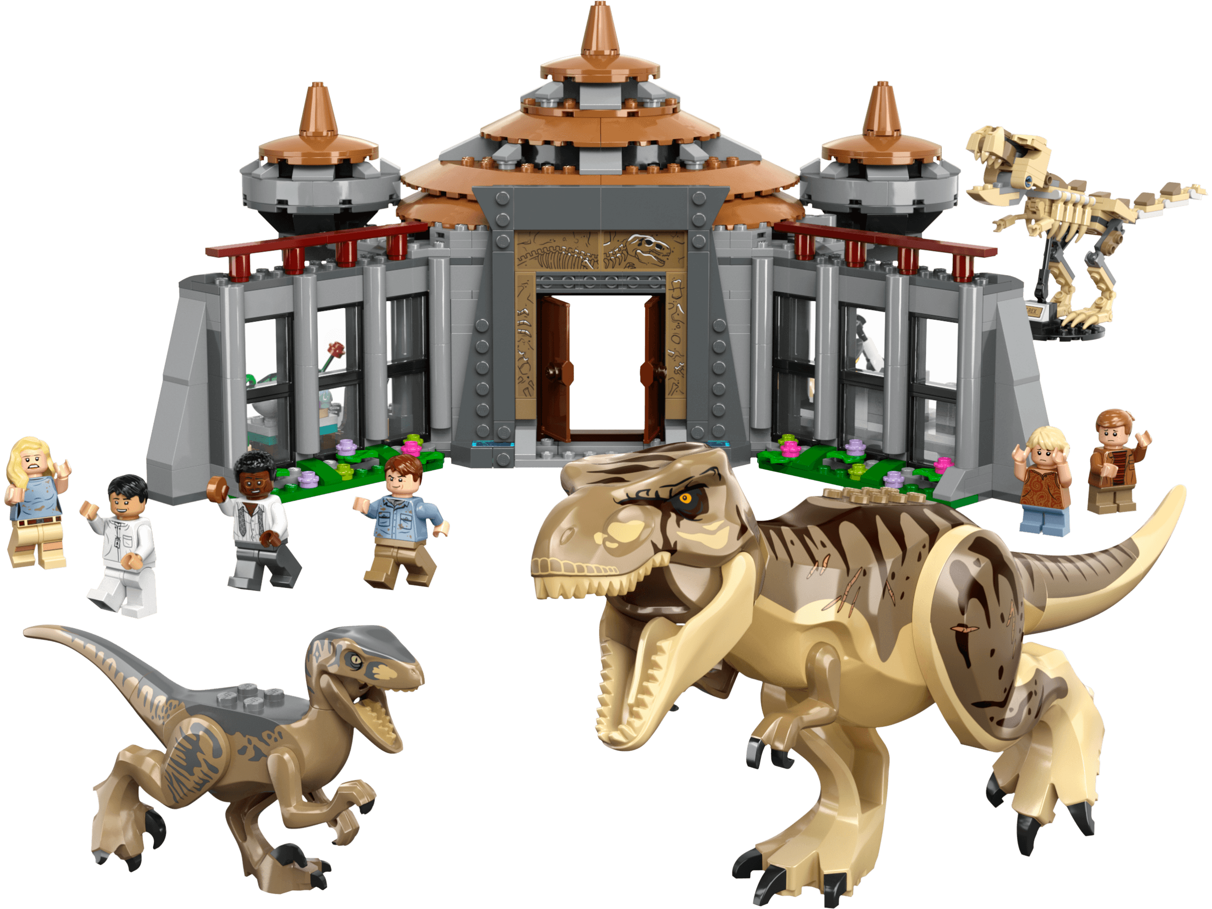 Visitor Center: T. rex & Raptor Attack