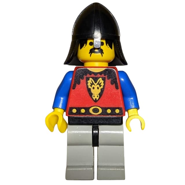 Knight (Dragon Knights) - Light Gray Legs, Black Hips