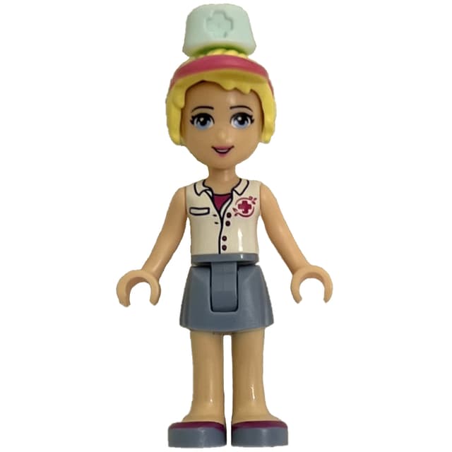 Stephanie - Lavender Blouse, Sand Green Skirt, Hat