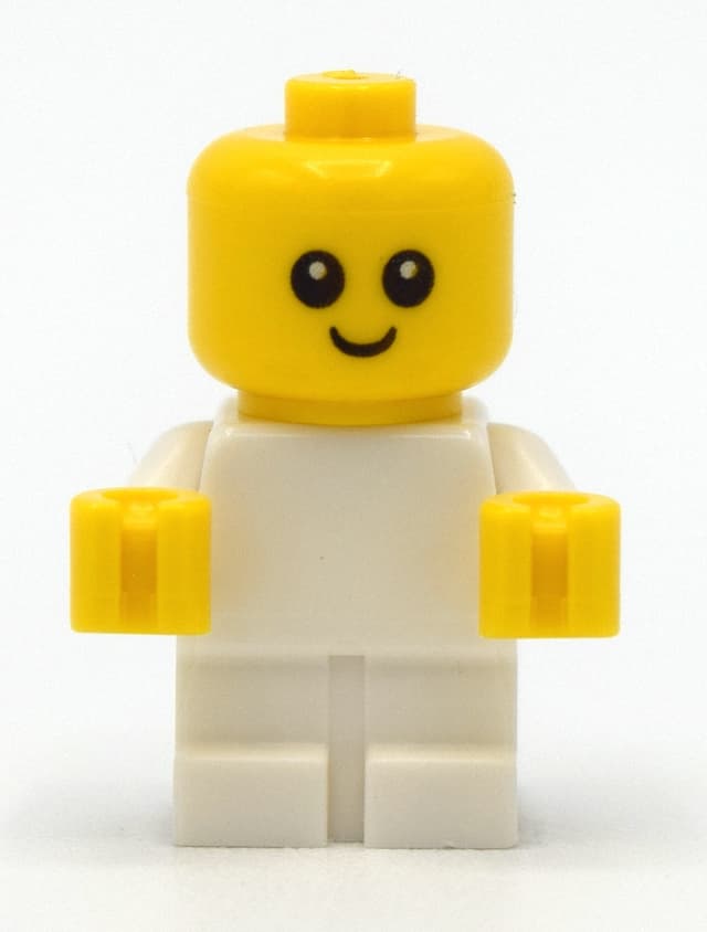 Baby, White Body - Head with neck