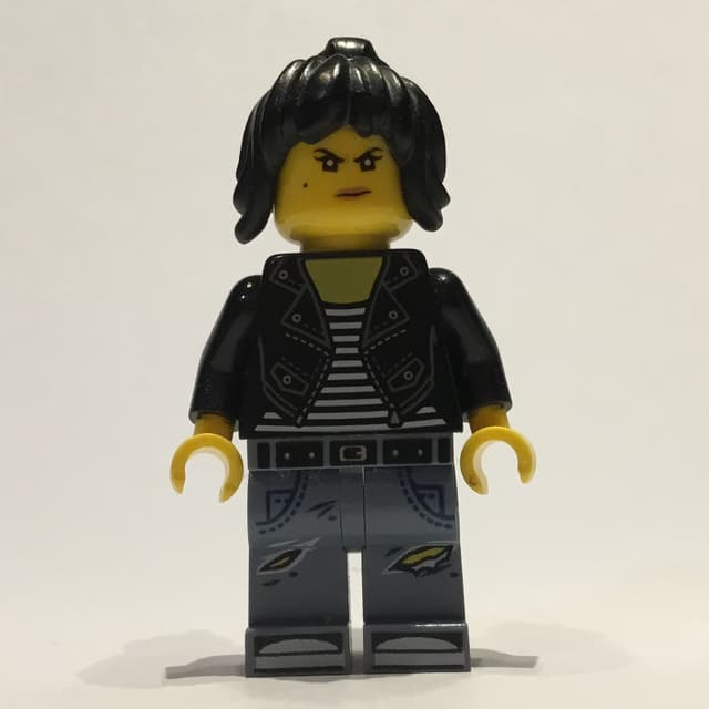 Nya in Leather Jacket