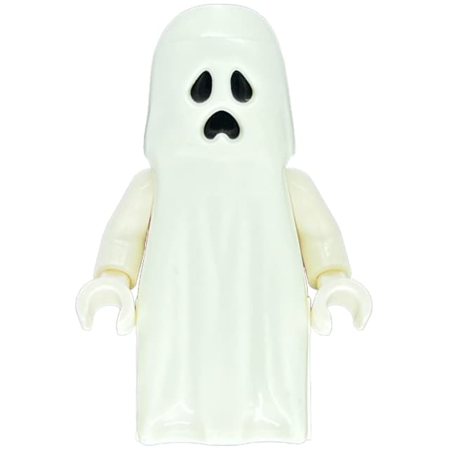 Ghost with Open Mouth and Brick Built Legs