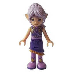 Aira Windwhistler in Dark Purple and Gold Outfit