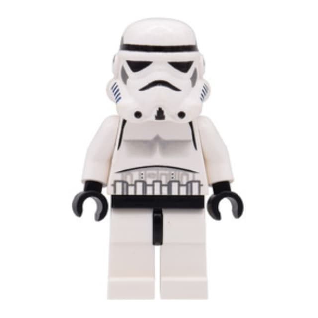 Stormtrooper, Plain Light Nougat Head, Solid Nose Vent
