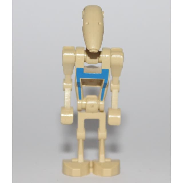 Battle Droid Pilot, Blue Printed Torso, Two Bent Arms