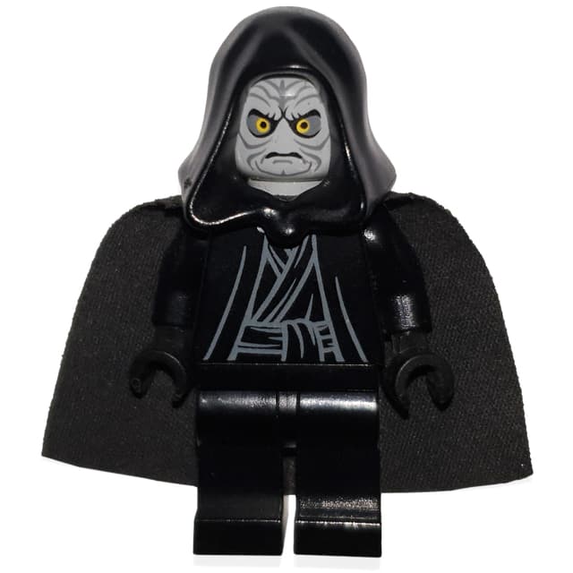 Emperor Palpatine, Light Bluish Gray Skin, Black Hands