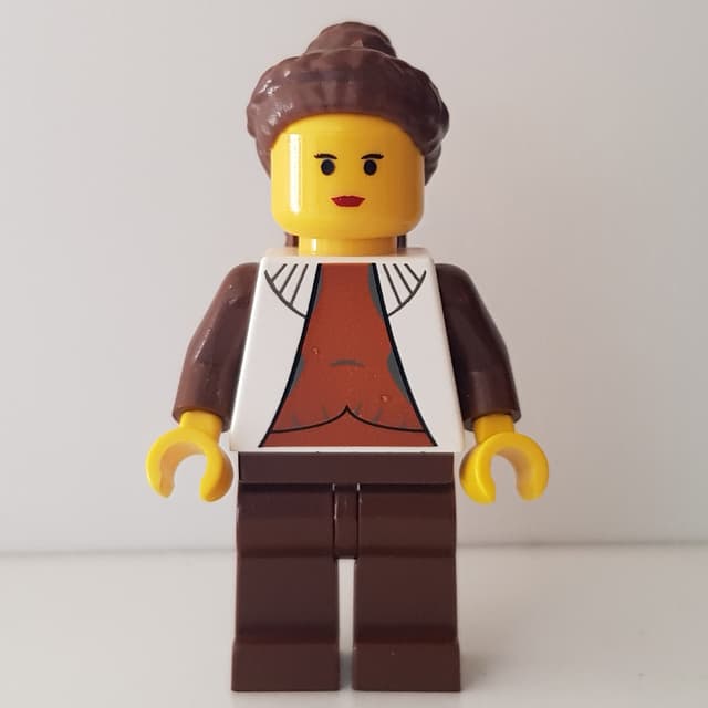 Princess Leia, Cloud City Outfit, Yellow Skin, Dark Orange Shirt