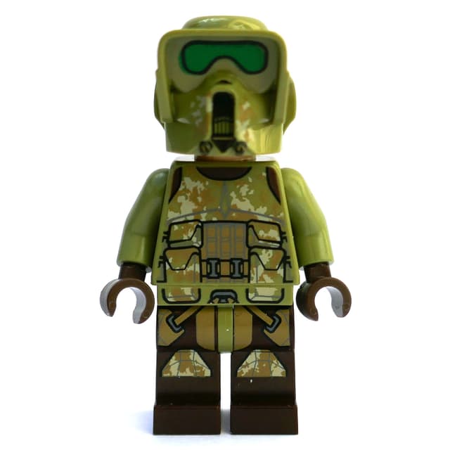 Clone Trooper, 41st Elite Corps Scout Battalion Armor, Dark Tan Thighs (Kashyyyk)