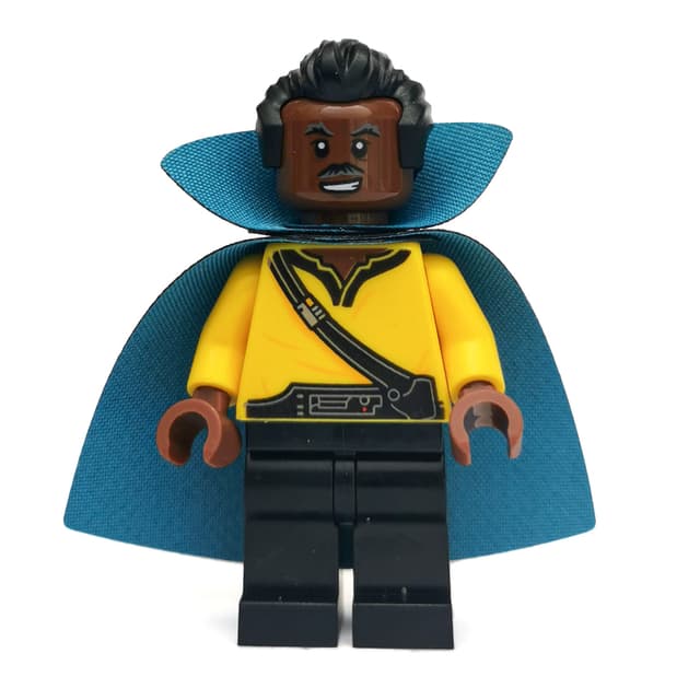 Lando Calrissian, Old, Dark Azure and Black Cape