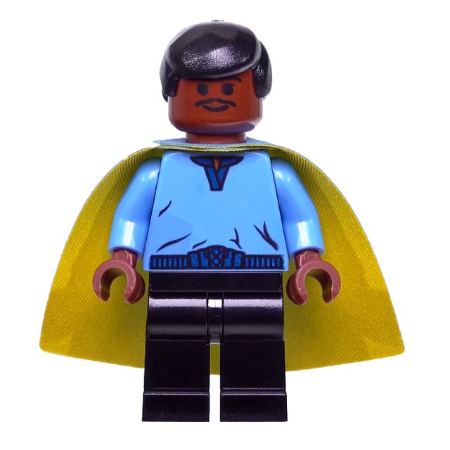 Lando Calrissian, Yellow and Blue Cape (3626c Head)