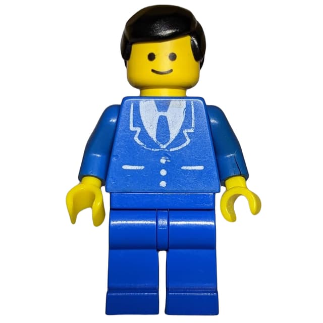 Man - Blue Suit, Blue Legs