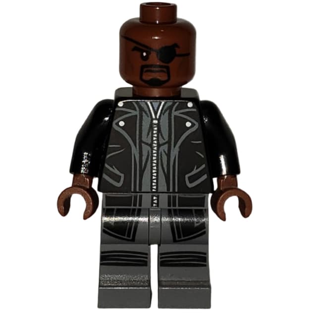 Nick Fury in Long Leather Coat