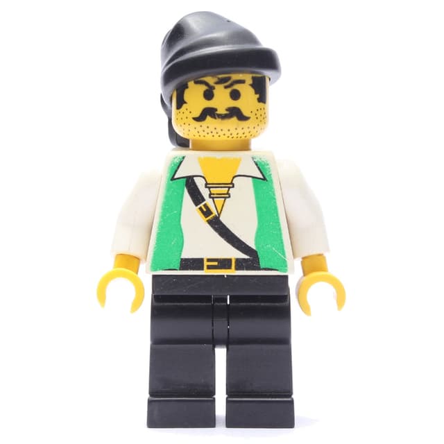 Pirate - Green Vest, Black Legs, Black Bandana