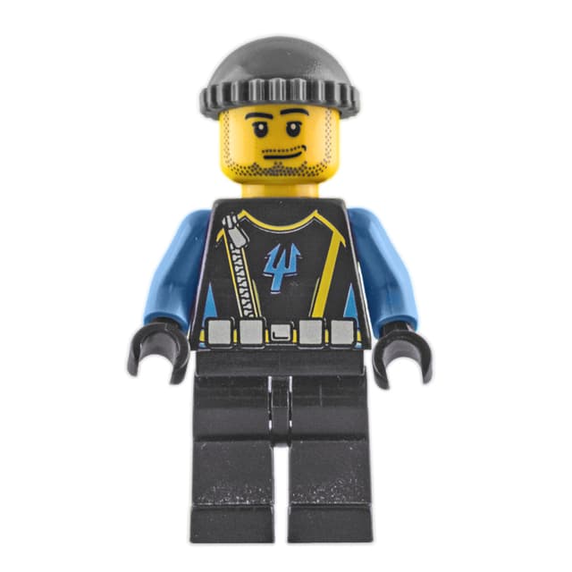 Aquaraider Diver 5 with Dark Bluish Gray Hat