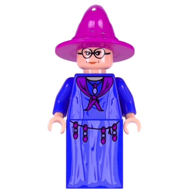 Professor Sybill Trelawney, Blue Robe, Light Purple Hat