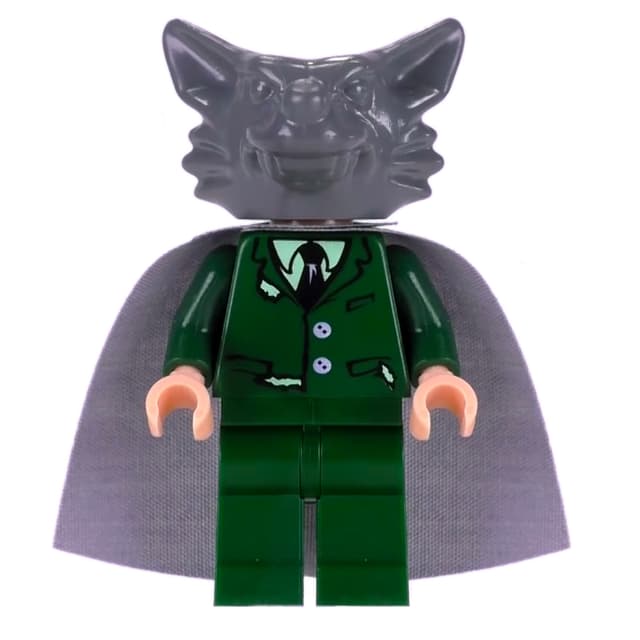 Remus Lupin, Dark Green Suit, Wolf Head