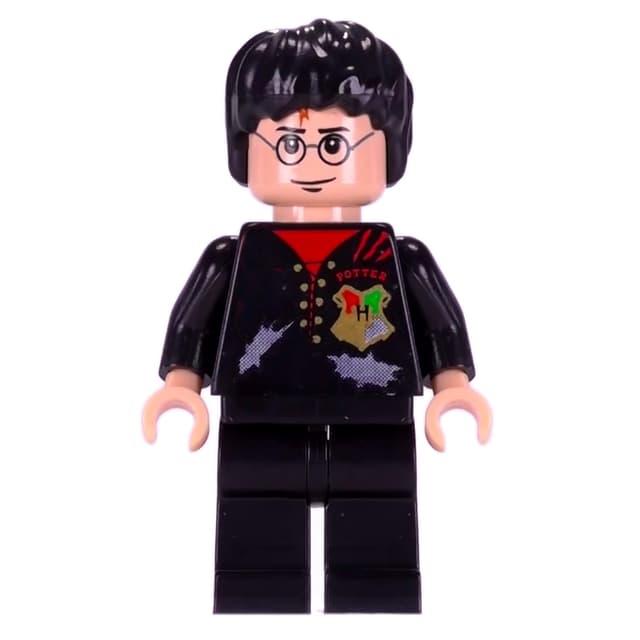 Harry Potter, Tournament Uniform Tattered Black Jacket with Hogwarts Crest