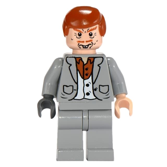 Peter Pettigrew, Light Bluish Gray Suit, Dark Orange Hair