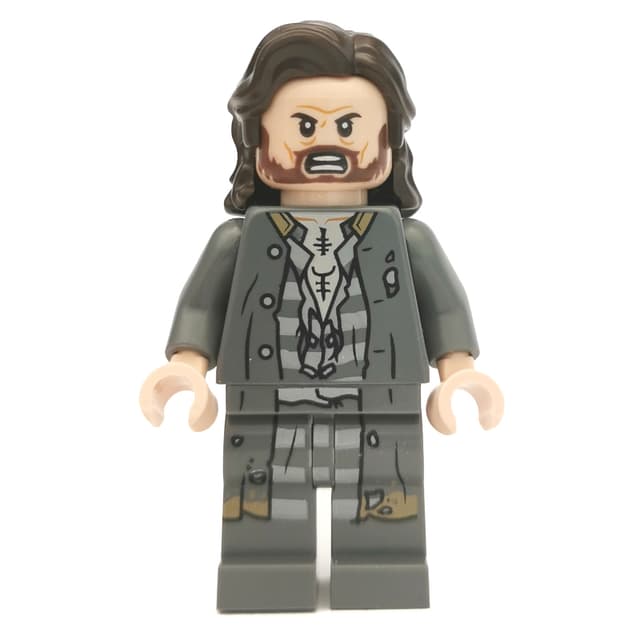 Sirius Black, Dark Bluish Gray Prison Outfit with Long Jacket