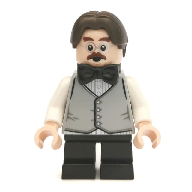 Professor Filius Flitwick, Light Bluish Gray Vest over White Shirt
