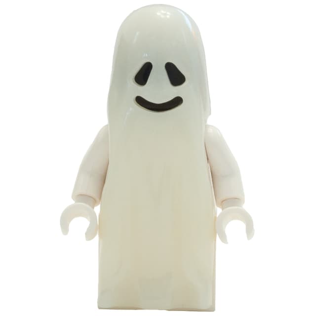 Ghost - Glow in the Dark, Brick Built Legs, 3626a