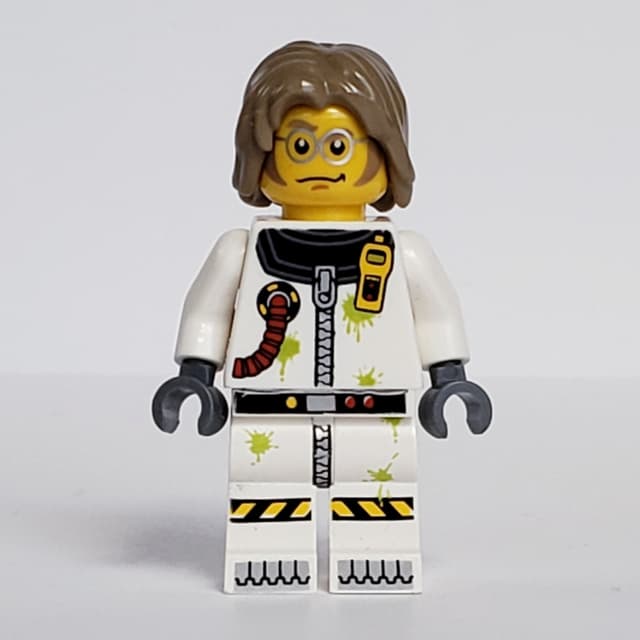Scientist in Hazmat Suit with Hair