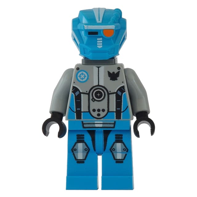 Robot, Dark Azure with Neck Bracket