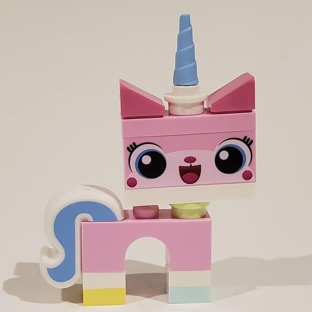 Unikitty, Light Aqua Foot, Open Mouth, Simple Pupils