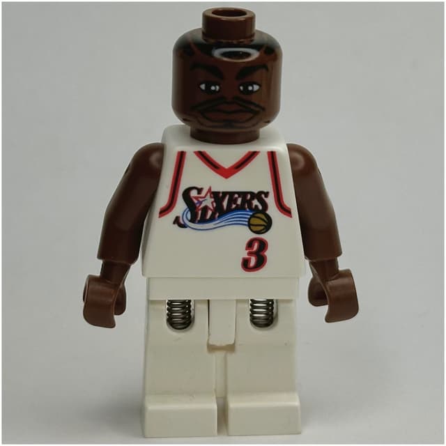Allen Iverson, Philadelphia 76ers #3, White