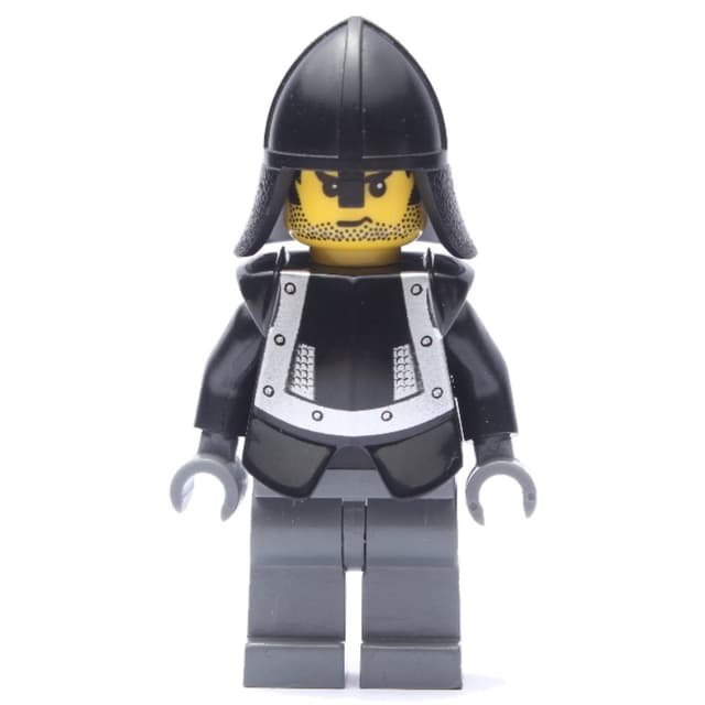 Knight (Knights Kingdom I) - Dark Bluish Gray Legs, Armor