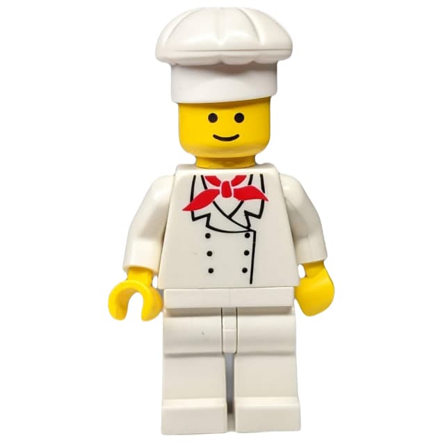 Chef, Red Neckerchief, White Legs (3626b Head)