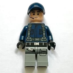 ACU Trooper, Dark Blue Shirt with Straps, Dark Blue Cap