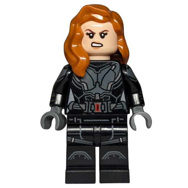 Black Widow, Black Jumpsuit, Silver Highlights