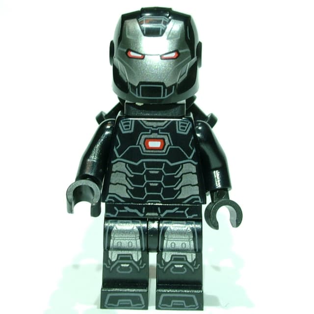 War Machine, Black Outfit with Neck Bracket