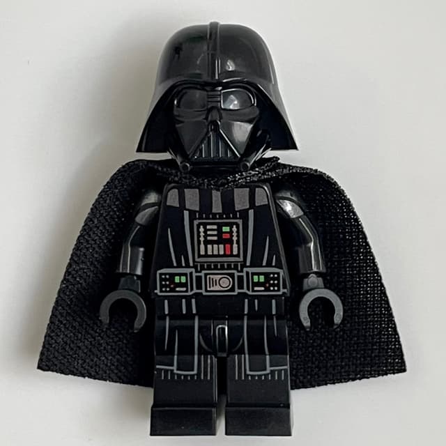 Darth Vader, White Skin, 19888 Cape, Stripes on Legs