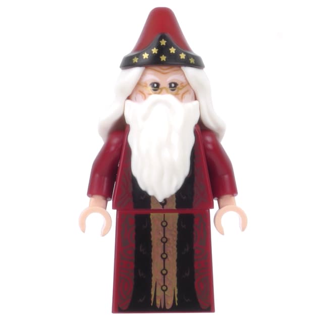 Albus Dumbledore, Dark Red Robe with Skirt, Stars on Hat