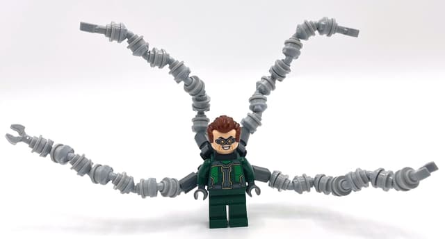 Dr. Octopus / Doc Ock, Dark Green Outfit, Neck Bracket