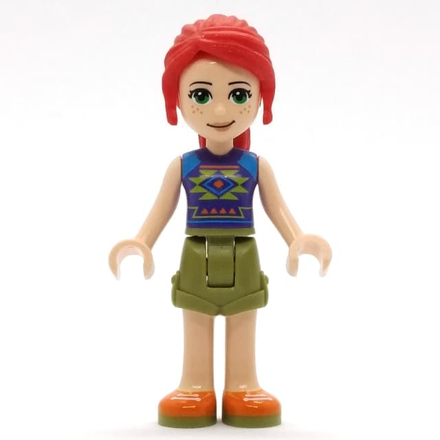 Mia - Dark Purple Top, Olive Green Skirt