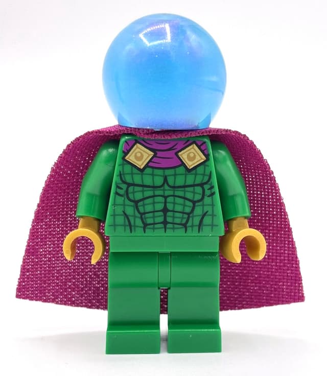 Mysterio, Green Outfit, Opal Trans-Light Blue Helmet
