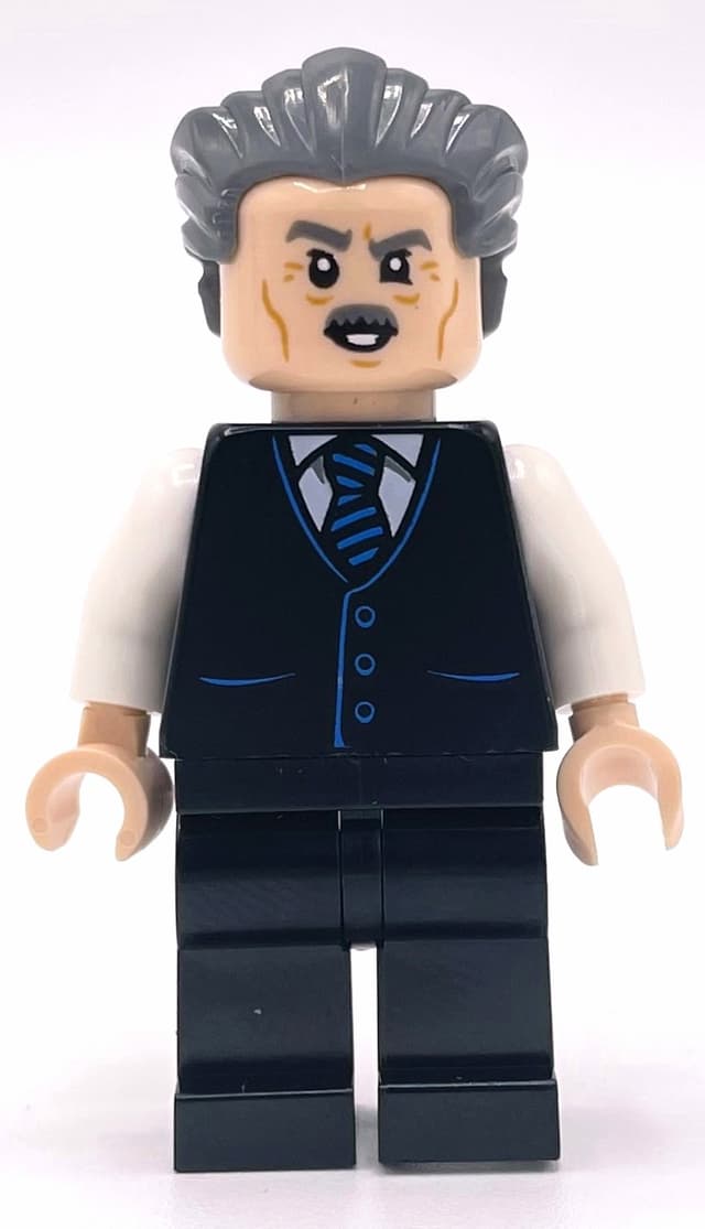 J. Jonah Jameson, Black Suit, Dark Bluish Gray Hair