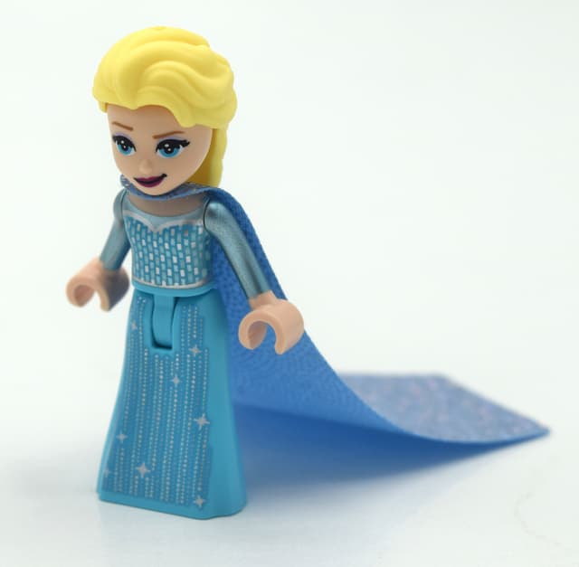 Elsa, Medium Azure Dress, Cape