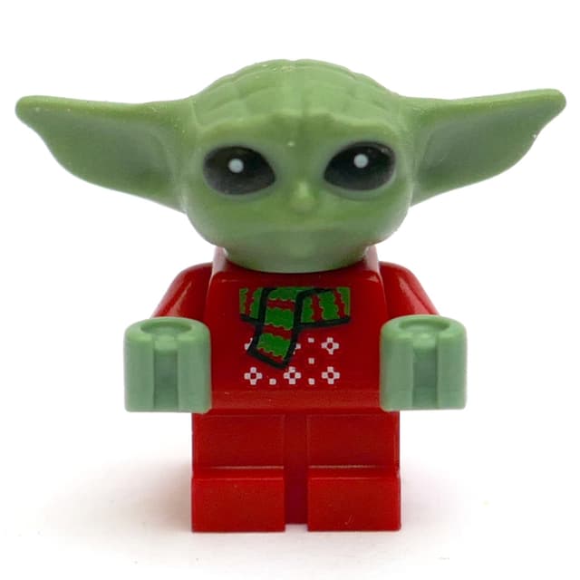 Grogu / The Child (Baby Yoda) in Christmas Outfit