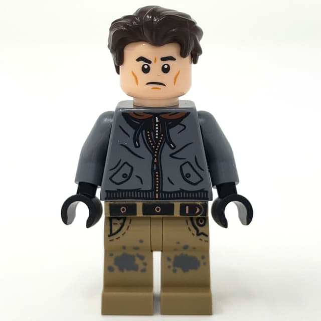 Bruce Wayne, Dark Bluish Gray Hoodie