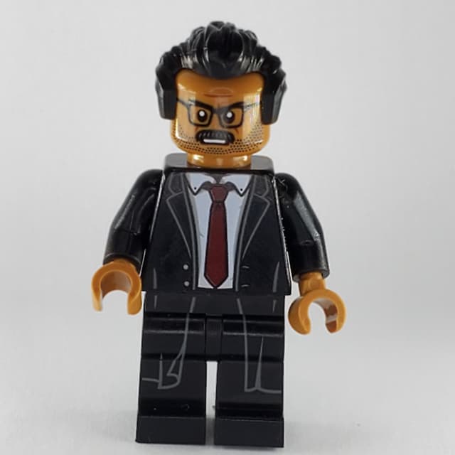 James Gordon, Black Suit, Black Hair