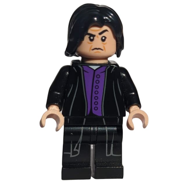Professor Severus Snape, Long Robes over Dark Purple Vest (No Shirt Tails Print)