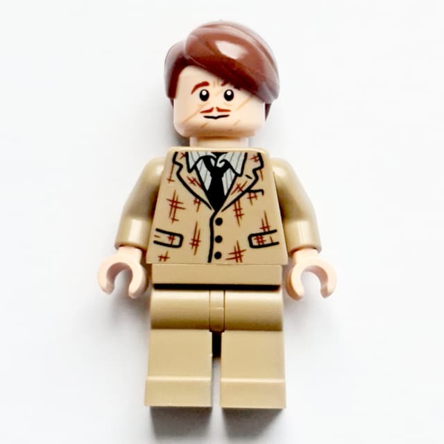 Remus Lupin, Dark Tan Suit, Reddish Brown Hair