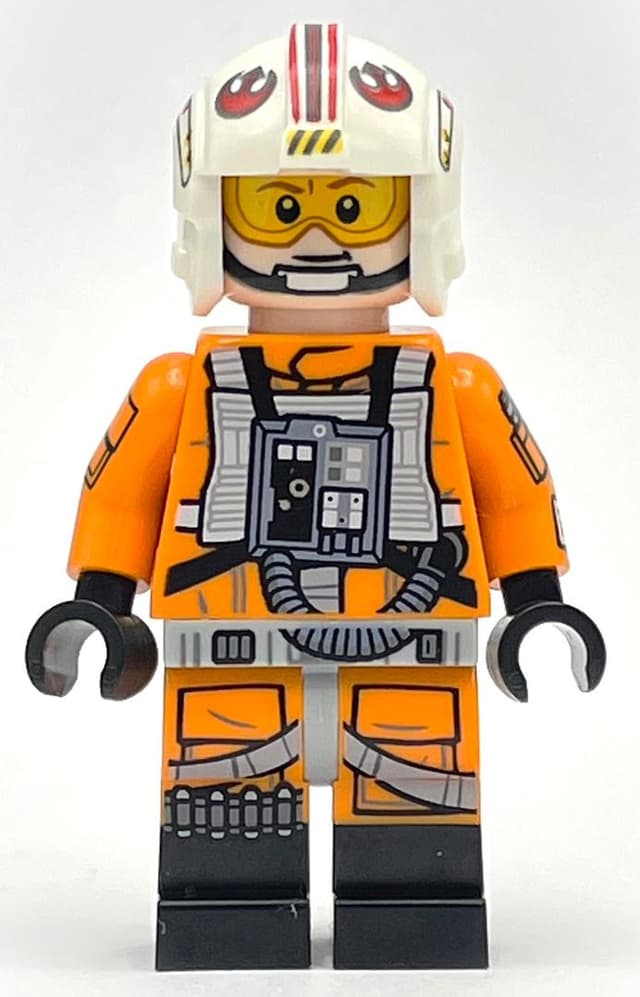 Luke Skywalker, Orange Rebel Pilot Outfit, Arm Print